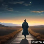 법철학에서 자연법과 실정법의 대립 - **Prompt:** A thought-provoking image of a solitary individual, a woman in her late 20s, dressed in ...